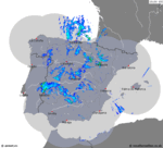Imágenes de radar España 22:50 UTC